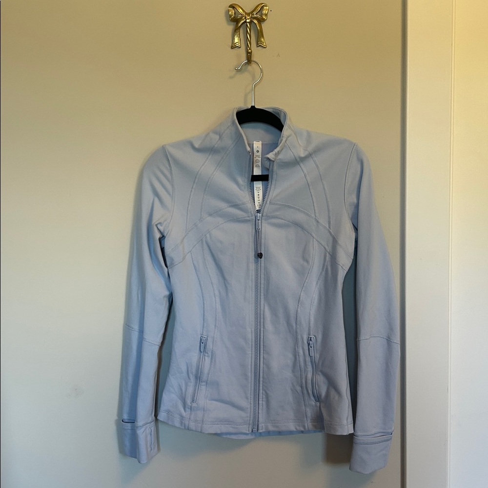 NWT Lululemon Athletica Lululemon Define Jacket Blue Linen 8